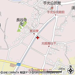 福岡県福津市手光1572周辺の地図