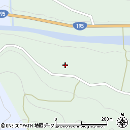 徳島県那賀郡那賀町木頭南宇クボ53-2周辺の地図