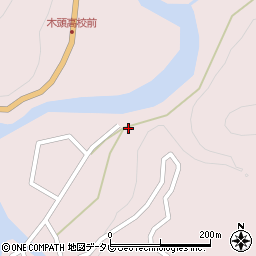徳島県那賀郡那賀町木頭出原東周辺の地図