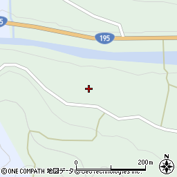 徳島県那賀郡那賀町木頭南宇クボ53-1周辺の地図