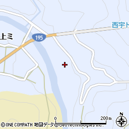 徳島県那賀郡那賀町木頭西宇下モ屋地周辺の地図