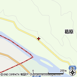 高知県長岡郡大豊町葛原1877周辺の地図