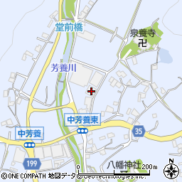 和歌山県田辺市中芳養1102周辺の地図