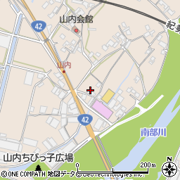 和歌山県日高郡みなべ町山内965周辺の地図