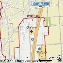 ダイソー伊予松前店周辺の地図
