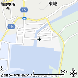 徳島県美波町（海部郡）港町周辺の地図