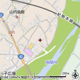 和歌山県日高郡みなべ町山内1315周辺の地図