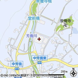 和歌山県田辺市中芳養1102-8周辺の地図