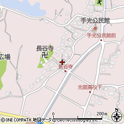 福岡県福津市手光1935周辺の地図