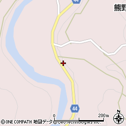 和歌山県新宮市熊野川町赤木509周辺の地図
