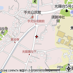 福岡県福津市手光1482周辺の地図