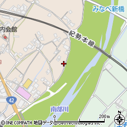 和歌山県日高郡みなべ町山内1295周辺の地図