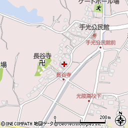 福岡県福津市手光1936周辺の地図