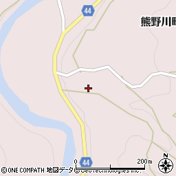 和歌山県新宮市熊野川町赤木525周辺の地図
