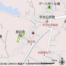 福岡県福津市手光1939周辺の地図