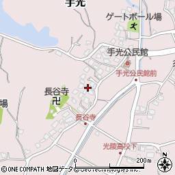 福岡県福津市手光1940周辺の地図