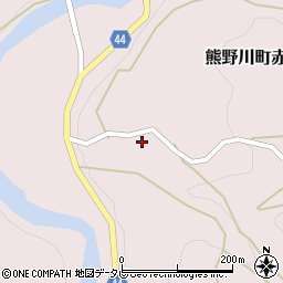 和歌山県新宮市熊野川町赤木530周辺の地図