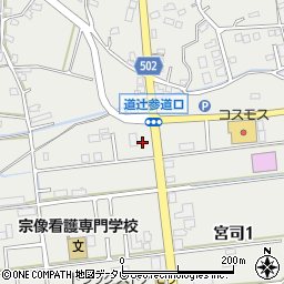 セブンイレブン福津宮司店周辺の地図