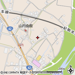 和歌山県日高郡みなべ町山内976周辺の地図
