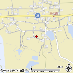 愛媛県東温市下林甲-2681周辺の地図