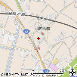 和歌山県日高郡みなべ町山内1035周辺の地図