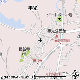 福岡県福津市手光1942周辺の地図