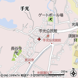 福岡県福津市手光1549周辺の地図