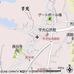 福岡県福津市手光1550周辺の地図