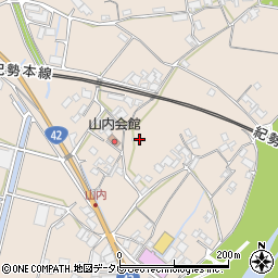 和歌山県日高郡みなべ町山内999周辺の地図
