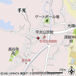 福岡県福津市手光1553周辺の地図