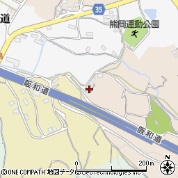 和歌山県日高郡みなべ町熊岡695周辺の地図