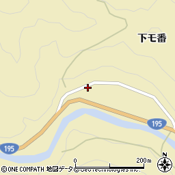 徳島県那賀郡那賀町木頭折宇西シ11周辺の地図