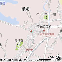 福岡県福津市手光1547-1周辺の地図