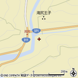 和歌山県田辺市中辺路町栗栖川1222周辺の地図