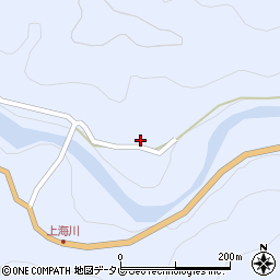 徳島県那賀郡那賀町海川ヒウラ周辺の地図