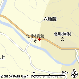 徳島県那賀郡那賀町木頭北川いも志屋敷9周辺の地図