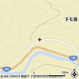 徳島県那賀郡那賀町木頭折宇西シ12周辺の地図