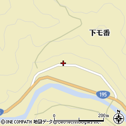 徳島県那賀郡那賀町木頭折宇西シ3周辺の地図