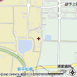 愛媛県伊予市上三谷436周辺の地図