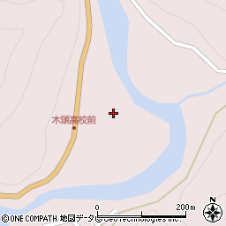 徳島県那賀町（那賀郡）木頭出原（クララ）周辺の地図