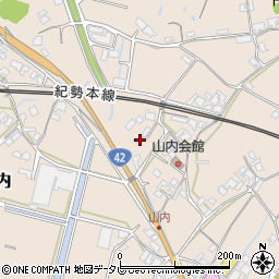 和歌山県日高郡みなべ町山内1010周辺の地図
