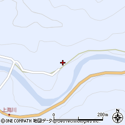 徳島県那賀郡那賀町海川ヒウラ4周辺の地図