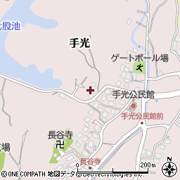 福岡県福津市手光2375周辺の地図