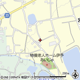 愛媛県伊予市宮下1258-1周辺の地図