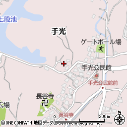 福岡県福津市手光2374周辺の地図
