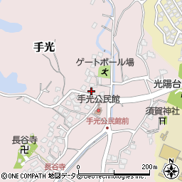 福岡県福津市手光1535周辺の地図