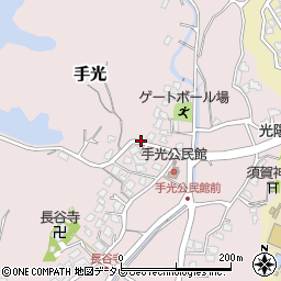 福岡県福津市手光1540周辺の地図