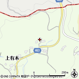 福岡県宮若市上有木2377-1周辺の地図