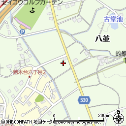 福岡県福津市八並1507周辺の地図