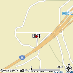 徳島県海部郡美波町田井周辺の地図